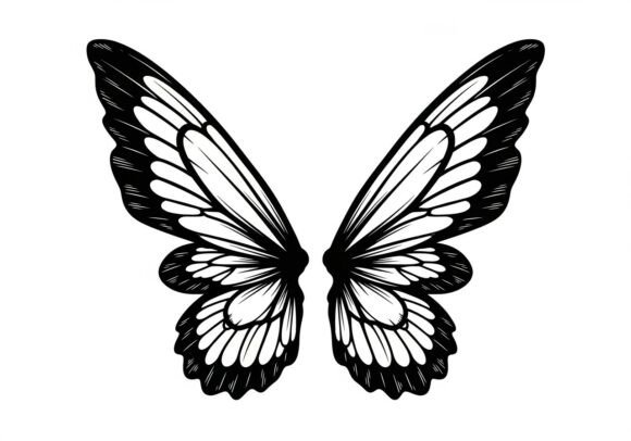 Black Butterfly Silhouette: A Minimalist Design Essential for Creators and Brands
