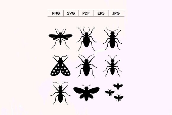 Bug Insect Silhouette Pack: Essential Vector Assets