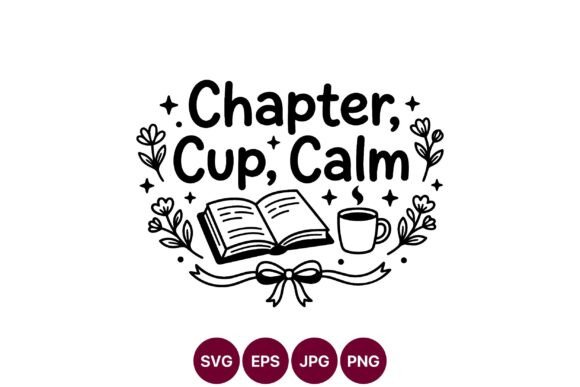 Chapter Cup Calm Hand Lettering Design