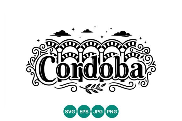 Evaluating the Cordoba Black and White Arches Vector for Design Projects