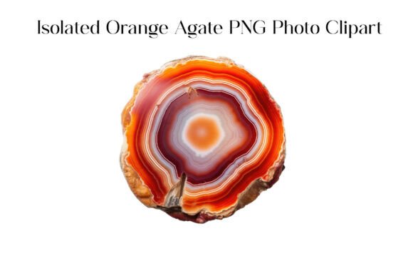Evaluating the Practical Value of Isolated Orange Agate PNG Photo Clipart