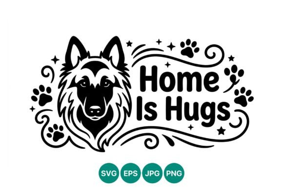 Home is Hugs Dog Face Vector Art: A Practical Guide for Crafters and Designers