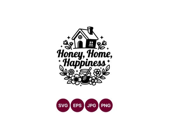 Honey Home Happiness Floral Wreath: A Versatile Design for Cozy Living
