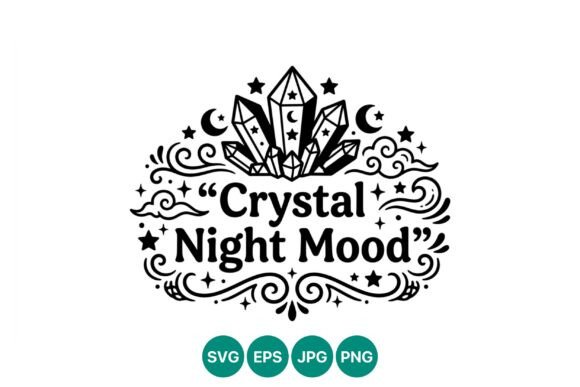 Integrating Crystal Night Mood Black White Art into Professional Design Workflows