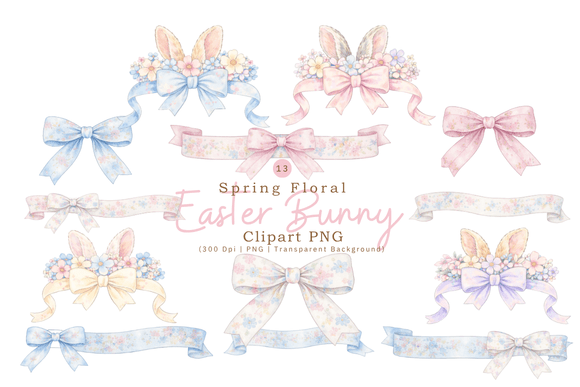 Integrating Watercolor Spring Floral Easter Clipart into Your Creative Workflow