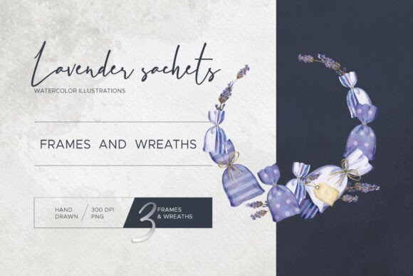 Lavender Sachets, Frames, and Wreaths: A Digital Design Resource for Calm Aesthetics
