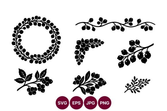 Mastering Minimalist Design with the Berry Wreath Line Art Collection