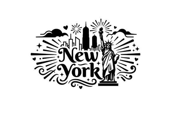 New York Statue Liberty Vector Art Guide