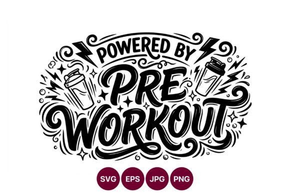 Powered by Pre Workout Script Lettering: Integrating High-Energy Design Assets into Your Creative Workflow