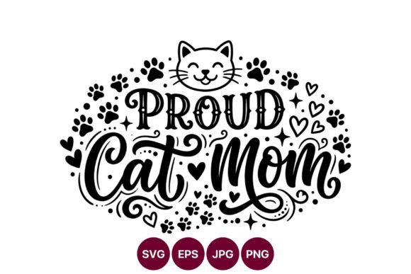 Proud Cat Mom Vector Art Guide