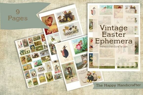 Vintage Easter Ephemera: Bringing Nostalgic Charm to Modern Paper Crafts